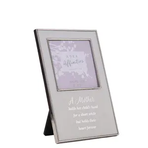 2022 New Metal Mother's Day Photo Frame Photo Plaques Sublimation Mother Photo Frame Blanks