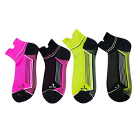 Chaussettes de sport basses unisexes en nylon respirant avec logo personnalisé pour jeunes, idéales pour le cyclisme et la course à pied – Performance masculine
