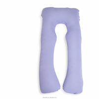 Oreiller de maternité ergonomique en mousse à mémoire de forme à fibres creuses en forme de U pour le soutien corporel pendant la grossesse et le sommeil – Vente en gros