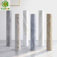 Panneaux muraux de haute qualité 60 cm * 3 m, autocollants muraux intérieurs, rouleau auto-adhésif en mousse de PVC imitation marbre