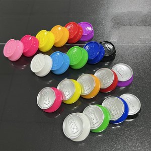 ミニ 100ml プラスチック製 空 ソーダ缶型ジャー 3.5 グミ包装用 ラベル付き Canette En Plastique - Product Image 4