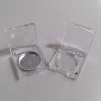 5g Vente Chaude Transparent Carré Vide Ombre À Paupières Boîte En Plastique Portable Pot Cosmétique