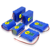 Disesuaikan 18650 21700 kemasan baterai Lithium Li Ion isi ulang Li-ion 7.4V 11.1V 12V 14.8V 22V 6s2p 6s3p 8Ah 12AH