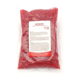 Perles de <span class=keywords><strong>cire</strong></span> dure professionnelles sans colophane 1kg Sacs d'approvisionnement OEM pour salon pour bikini/épilation intime Granules parfumés à la rose - Product Image 5