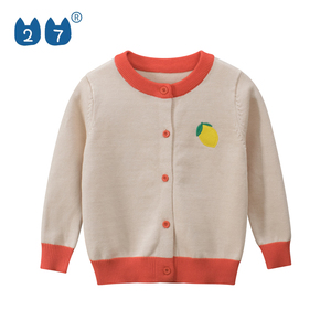 Nuevo diseño de invierno niños otoño cómodo 100% hilo de algodón niñas lindo suéter de La Rebeca - Product Image 2
