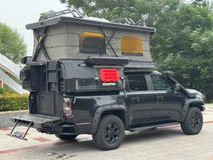 Camper personnalisé, pick-up, voyage tout-terrain, caravane, camping-car, <span class=keywords><strong>camion</strong></span> avec suspension indépendante tout-terrain, fibre de verre, capacité de 4 personnes - Product Image 2