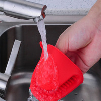 Ensemble de gants de four en silicone personnalisés Mini gants et porte-casseroles doubles résistants à la chaleur