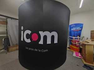 Vente directe usine : Cabine photo 360 avec enclos, toile de fond, éclairage LED RGB et caméra pour vidéo 360 - Product Image 4