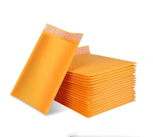 Enveloppe matelassée en papier kraft personnalisée 2025, sac de courrier en polyéthylène durable avec une épaisseur de 0,9 mm, marque <span class=keywords><strong>Wm</strong></span> pour l'expédition et l'envoi postal - Product Image 4
