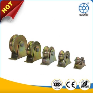 U forma di tutte le dimensioni in ghisa caster wheel <span class=keywords><strong>per</strong></span> porta scorrevole U Scanalatura Caster - Product Image 4