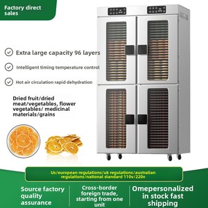 Máy sấy thực phẩm thương mại lớn tiết kiệm năng lượng bảng điều khiển thông minh Máy sấy trái cây sấy khô cho rau quả thịt hải sản nguồn điện - Product Image 3