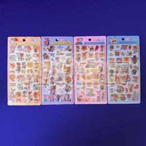 Nouveaux autocollants 3D de style japonais, moulage par transfert, ultra-noirs, motifs Pikachu, chat, souris, impression UV pour cadeaux personnalisés - Product Image 4