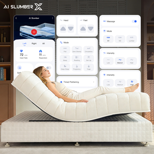 AISLUMBERX Durable High Quality Motorized <strong>Adjustable</strong> Smart <strong>Mattress</strong> Sleep Monitoring Wireless Remote Control Hospital Hotel - Product Image 2