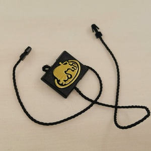 Custom High Quality Metal Stamping <strong>String</strong> <strong>Loop</strong> Locks Logo Seal for Garment Shoes Bags - Product Image 6