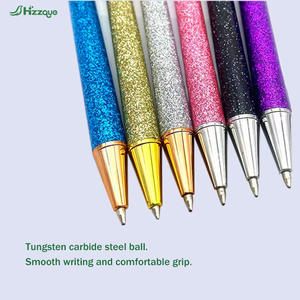 Bolígrafos de oro rosa arena líquida brillo Metal con cristal diamante tinta negra femenina bolígrafos de plástico para regalos de <span class=keywords><strong>boda</strong></span> - Product Image 5