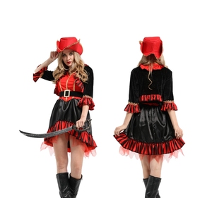 Consegna diretta <span class=keywords><strong>In</strong></span> fabbrica: elegante <span class=keywords><strong>Costume</strong></span> da Cosplay per adulti di Halloween per feste di fantasia pirata femminile nei libri - Product Image 4