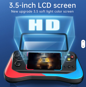 Consola de Juegos Portátil S Q12, Pantalla IPS de 3.0 Pulgadas, Más de 500 Juegos Clásicos, 1200 mAh, Expansión TF, Salida de TV, Diseño Retro para Dos Jugadores - Product Image 4