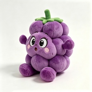 Peluche de Uva Personalizado, Adorable Peluche de Uva Morada, Suave y Esponjosa, Almohada de Fruta para Niños y Habitaciones - Product Image 2