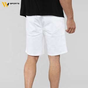 Bermudas de algodón con estampado para hombre personalizado ecológico de secado rápido de alta calidad, Jersey bordado, Logo, cintura media de talla grande - Product Image 4