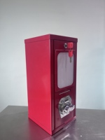 Mini distributeur automatique d'autocollants en métal utilisant des pièces et des jetons pour les fêtes d'anniversaire