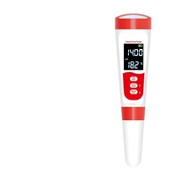 Testeur de pH 4-en-1 personnalisé avec logo OEM, testeur multifonction, valeur TDS, testeur multiparamètres quatre-en-un pour la qualité de l'eau