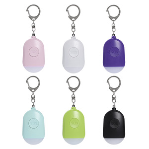 Alarme personnelle porte-clés SOS 130 dB Sirène puissante Anti-agression Dispositif d'autodéfense Lampe torche LED avec goupille de déclenchement pour femmes et enfants - Product Image 1