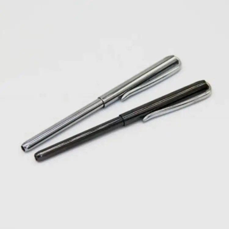 2023 Newest Style Promotional Novelty Metal Thin Mini Wallet Pen Hot Selling Small Ballpoint Pen With Clip