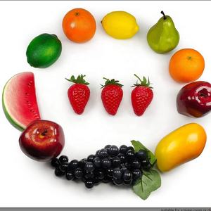 Fruits et légumes artificiels bon marché, fruits artificiels en plastique, fausse variété d'aliments, décors de cuisine pour la maison - Product Image 6