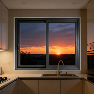 Griglie Scorrevoli <span class=keywords><strong>in</strong></span> Alluminio per Finestre da Cucina, Design Semplice, Vendita all'Ingrosso - Product Image 1