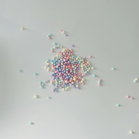 Perles de mousse colorées miniatures de 3-6 mm, billes de mousse multicolores, remplissage de slime en polystyrène, décoration de fête de mariage, 5g/sac
