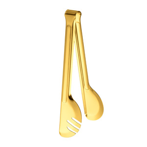 Lu Youchu Stainless Steel Food <b>Tongs</b> Thickened Anti Slip Heat Resistant For <b>Kitchen</b> BBQ Steak Serving - Product Image 5