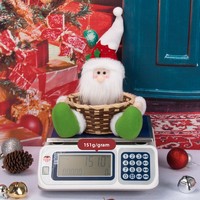 Panier de Noël pour bonbons, style dessin animé Père Noël et bonhomme de neige en tissu, décorations de table, accessoires d'ambiance pour la maison, marque JD