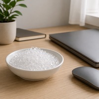 Résine thermoplastique MABS transparente à haute fluidité en sacs en papier de 25 kg, adaptée aux couvercles d'éclairage LED
