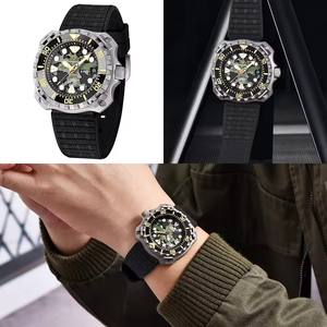 Reloj Mecánico PAGANI DESIGN para Hombre, Esfera Hueca con Diseño de Camuflaje, Movimiento NH35, Cristal de <span class=keywords><strong>Zafiro</strong></span>, Resistente al Agua 200m, Reloj de Pulsera Automático - Product Image 3