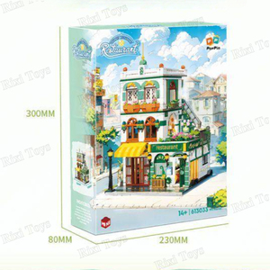 ZHE GAO 613033 2024 NUEVO Street View mil sabor casa niños y niñas rompecabezas Juguetes regalo 997 piezas Juegos de bloques de construcción - Product Image 2