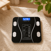 Balance intelligente avec logo personnalisé pour cadeau promotionnel, capacité de 180 kg (400 lb), précision de 50 g, moniteur de poids numérique, certifiée UKCA CE