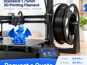 เส้นพลาสติก PLA ความเร็วสูง Yiqiu3D ขนาด 1.75 มม. น้ำหนัก 1 กก. สำหรับเครื่องพิมพ์ 3 มิติ พิมพ์เร็ว 8 สี สำหรับ Bambu Lab Creality Default Profile - Product Image 6