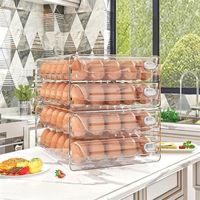 Boîte de stockage d'oeufs de grande capacité de type tiroir ménager scellé de qualité alimentaire