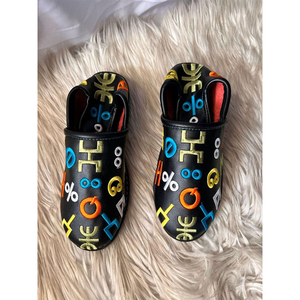 Babouches marocaines en cuir artisanal de qualité supérieure pour hommes, antidérapantes, respirantes, légères, confortables, pour l'intérieur et l'extérieur - Product Image 6