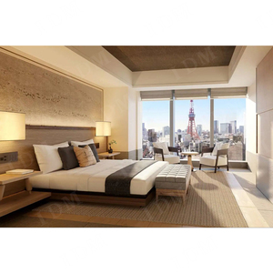 5 स्टार गुणवत्ता ठोस लकड़ी समकालीन डिजाइन आधुनिक वाणिज्यिक होटल कमरे के आराम सूट अपार्टमेंट विला उपयोग के लिए फर्नीचर - Product Image 2