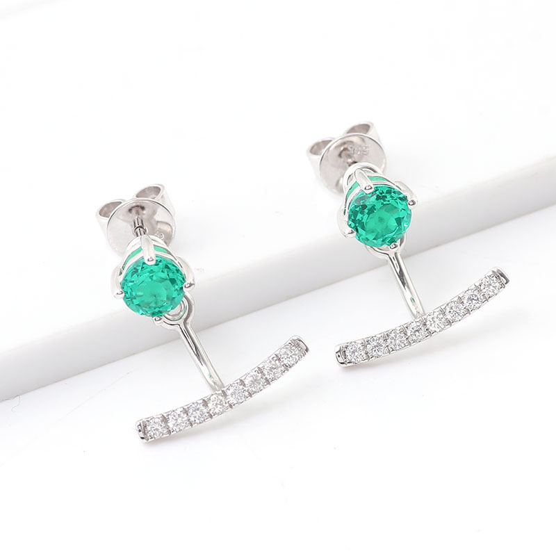 4mm 5mm 6mm Lab Diamond Ear