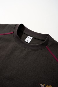 ContContrast Stripe Drop Shoulder Slim Fit 100% Cotton T Shirt Breathable Neck Summer Sports Short Sleeve Tee Letter Design - Product Image 4