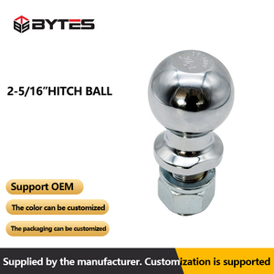 Bytes Off-Road 2-5/16 \ "boules suspendues avec deux trous <span class=keywords><strong>boule</strong></span> <span class=keywords><strong>d</strong></span>'<span class=keywords><strong>attelage</strong></span> résistante <span class=keywords><strong>à</strong></span> la rouille nouvelle condition accessoires de remorque en acier au carbone - Product Image 2