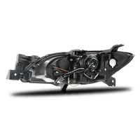 06-12 phares pour Mazda 3 ensemble de phares feux de jour à LED modifiés, ensemble de phares au xénon à double lentille
