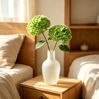 Bunga Hydrangea Buatan, Bunga Sutra Palsu, Rangkaian Bunga Pernikahan, Dekorasi Rumah, Centerpiece, Grosir