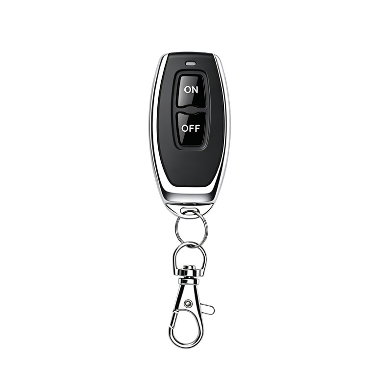 Télécommande noire à 2 boutons (N/O) Télécommande