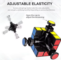 Cube Magique de Vitesse MOYU Cubing Classroom Meilong 3x3x3 à Haute Performance, Jouet Puzzle en Plastique ABS Magnétique de Forme Étrange