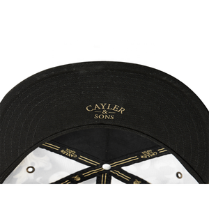 Gorra de béisbol ajustable con visera plana lisa en blanco Gelante, venta al por mayor - Product Image 3