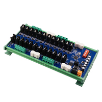 Huaqingjun-Placa de salida de Transistor de expansión, 24 canales, RS485, Modbus, RTU, protocolo de comunicación, DC, para PLC