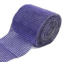 Accessoires de décoration de vêtements en maille de pierres de cristal de haute qualité à 24 rangs, strass à dos plat à coudre pour chaussures